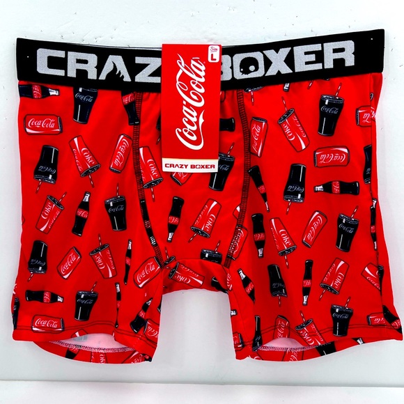 Crazy Boxer Other - CRAZY BOXER, COCA COLA BOXER BRIEFS, COKE PICTURES BOTTLES, CUPS & GLASSES LARGE